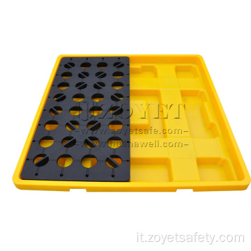 ZOYET HDPE Spill Deck per fusti da 4 pezzi